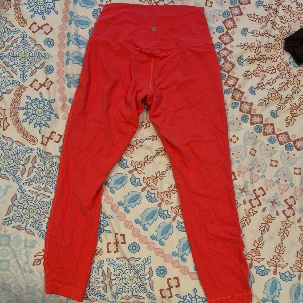 lululemon athletica Red Leggings